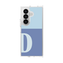 クリアケース［ オリジナル - initial two tone - D blue ］
