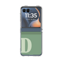 クリアケース［ オリジナル - initial two tone - D green ］