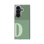 クリアケース［ オリジナル - initial two tone - D green ］