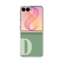 クリアケース［ オリジナル - initial two tone - D green ］