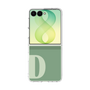 クリアケース［ オリジナル - initial two tone - D green ］