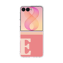 クリアケース［ オリジナル - initial two tone - E pink ］