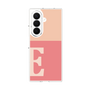 クリアケース［ オリジナル - initial two tone - E pink ］