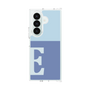 クリアケース［ オリジナル - initial two tone - E blue ］