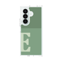 クリアケース［ オリジナル - initial two tone - E green ］