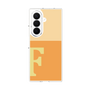 クリアケース［ オリジナル - initial two tone - F orange ］