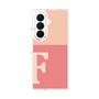 クリアケース［ オリジナル - initial two tone - F pink ］
