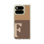 クリアケース［ オリジナル - initial two tone - F brown ］