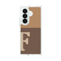 クリアケース［ オリジナル - initial two tone - F brown ］