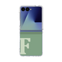 クリアケース［ オリジナル - initial two tone - F green ］