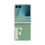クリアケース［ オリジナル - initial two tone - F green ］