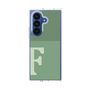 クリアケース［ オリジナル - initial two tone - F green ］