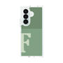 クリアケース［ オリジナル - initial two tone - F green ］