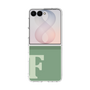 クリアケース［ オリジナル - initial two tone - F green ］