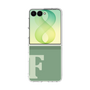 クリアケース［ オリジナル - initial two tone - F green ］