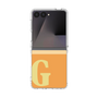 クリアケース［ オリジナル - initial two tone - G orange ］