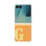 クリアケース［ オリジナル - initial two tone - G orange ］