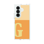 クリアケース［ オリジナル - initial two tone - G orange ］