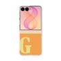 クリアケース［ オリジナル - initial two tone - G orange ］