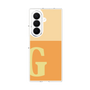 クリアケース［ オリジナル - initial two tone - G orange ］