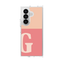 クリアケース［ オリジナル - initial two tone - G pink ］