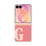 クリアケース［ オリジナル - initial two tone - G pink ］