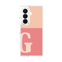 クリアケース［ オリジナル - initial two tone - G pink ］