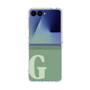 クリアケース［ オリジナル - initial two tone - G green ］