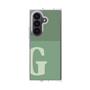 クリアケース［ オリジナル - initial two tone - G green ］