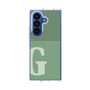 クリアケース［ オリジナル - initial two tone - G green ］