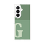 クリアケース［ オリジナル - initial two tone - G green ］