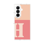 クリアケース［ オリジナル - initial two tone - H pink ］