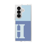 クリアケース［ オリジナル - initial two tone - H blue ］