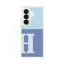 クリアケース［ オリジナル - initial two tone - H blue ］