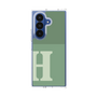 クリアケース［ オリジナル - initial two tone - H green ］