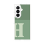 クリアケース［ オリジナル - initial two tone - H green ］