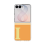 クリアケース［ オリジナル - initial two tone - I orange ］