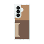 クリアケース［ オリジナル - initial two tone - I brown ］