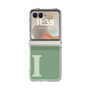 クリアケース［ オリジナル - initial two tone - I green ］