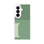 クリアケース［ オリジナル - initial two tone - I green ］
