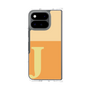 クリアケース［ オリジナル - initial two tone - J orange ］