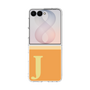 クリアケース［ オリジナル - initial two tone - J orange ］
