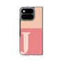クリアケース［ オリジナル - initial two tone - J pink ］