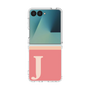 クリアケース［ オリジナル - initial two tone - J pink ］
