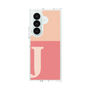 クリアケース［ オリジナル - initial two tone - J pink ］