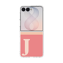 クリアケース［ オリジナル - initial two tone - J pink ］