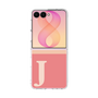 クリアケース［ オリジナル - initial two tone - J pink ］