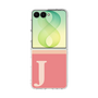 クリアケース［ オリジナル - initial two tone - J pink ］