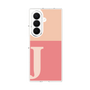 クリアケース［ オリジナル - initial two tone - J pink ］