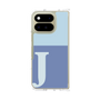 クリアケース［ オリジナル - initial two tone - J blue ］